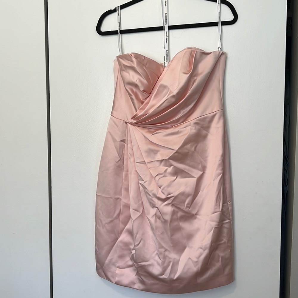 Pink bridesmaid dress